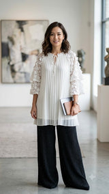 Blossom: Chiffon 2-Piece Suit