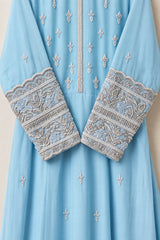 Royal Elegance in Sky Blue · Sky blue · view 5